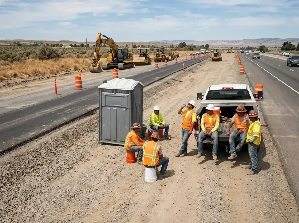 highway-road-construction-crew-007 — frequently asked questions, Porta Potty and Restroom Rentals in Pelham, GA